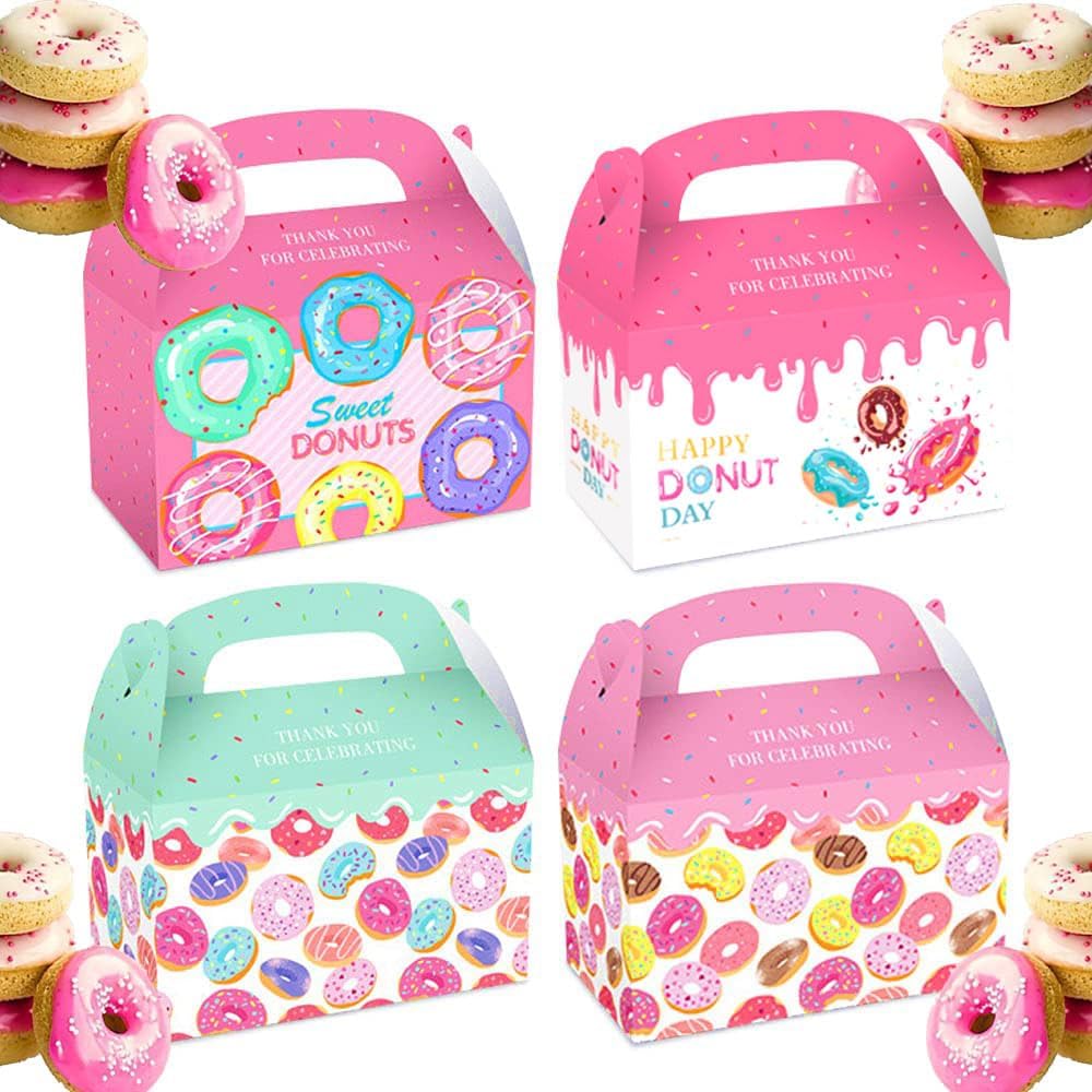 Roaring Good Time 12 Pack Donut Party Bags