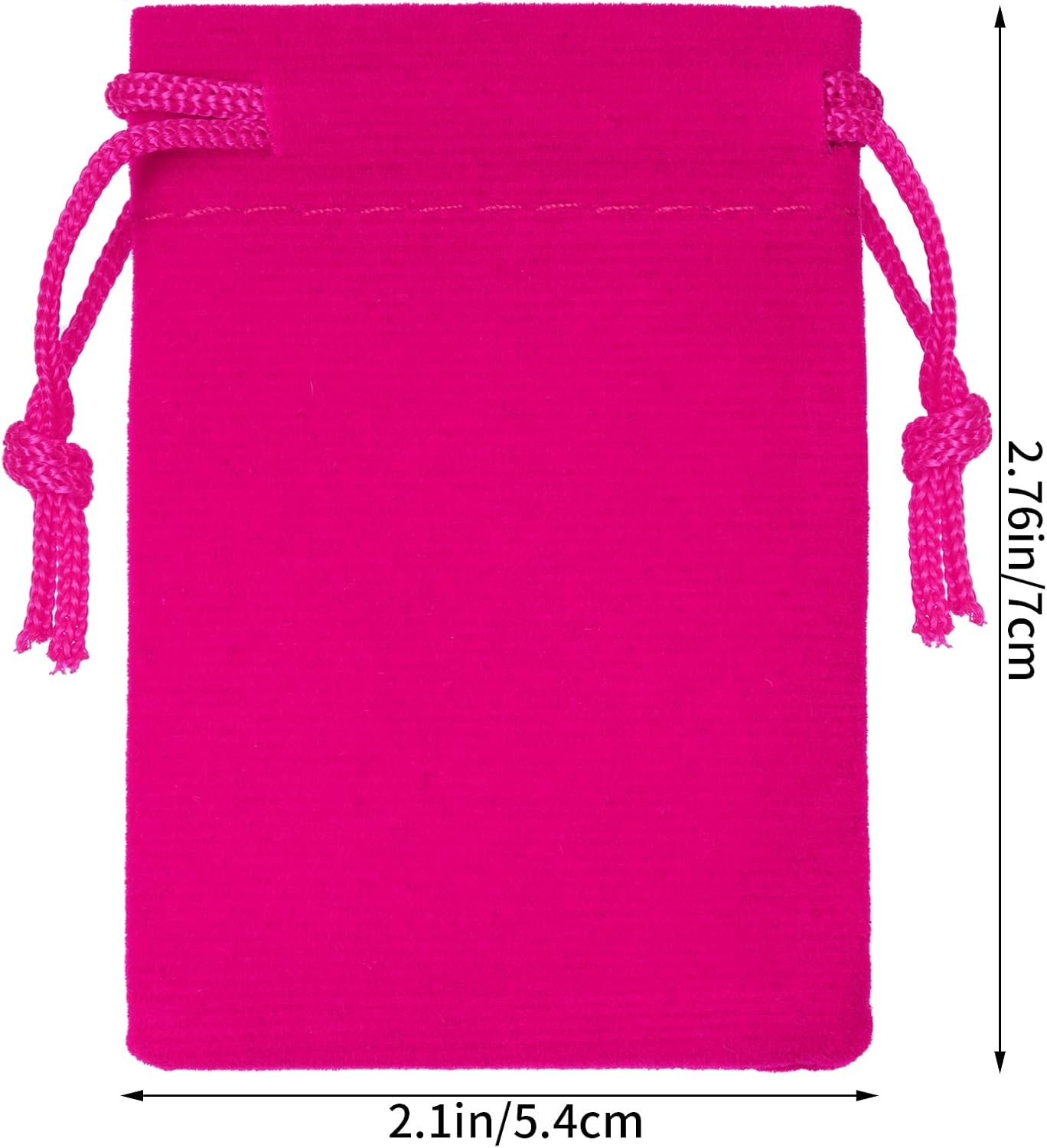 Nydotd Velvet Jewelry Pouches 100pcs 2x28 Inch Drawstring Gift Bags