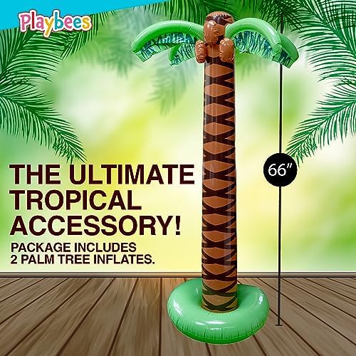 Giant Inflatable Palm Trees 2 Pack 6 Foot Sturdy