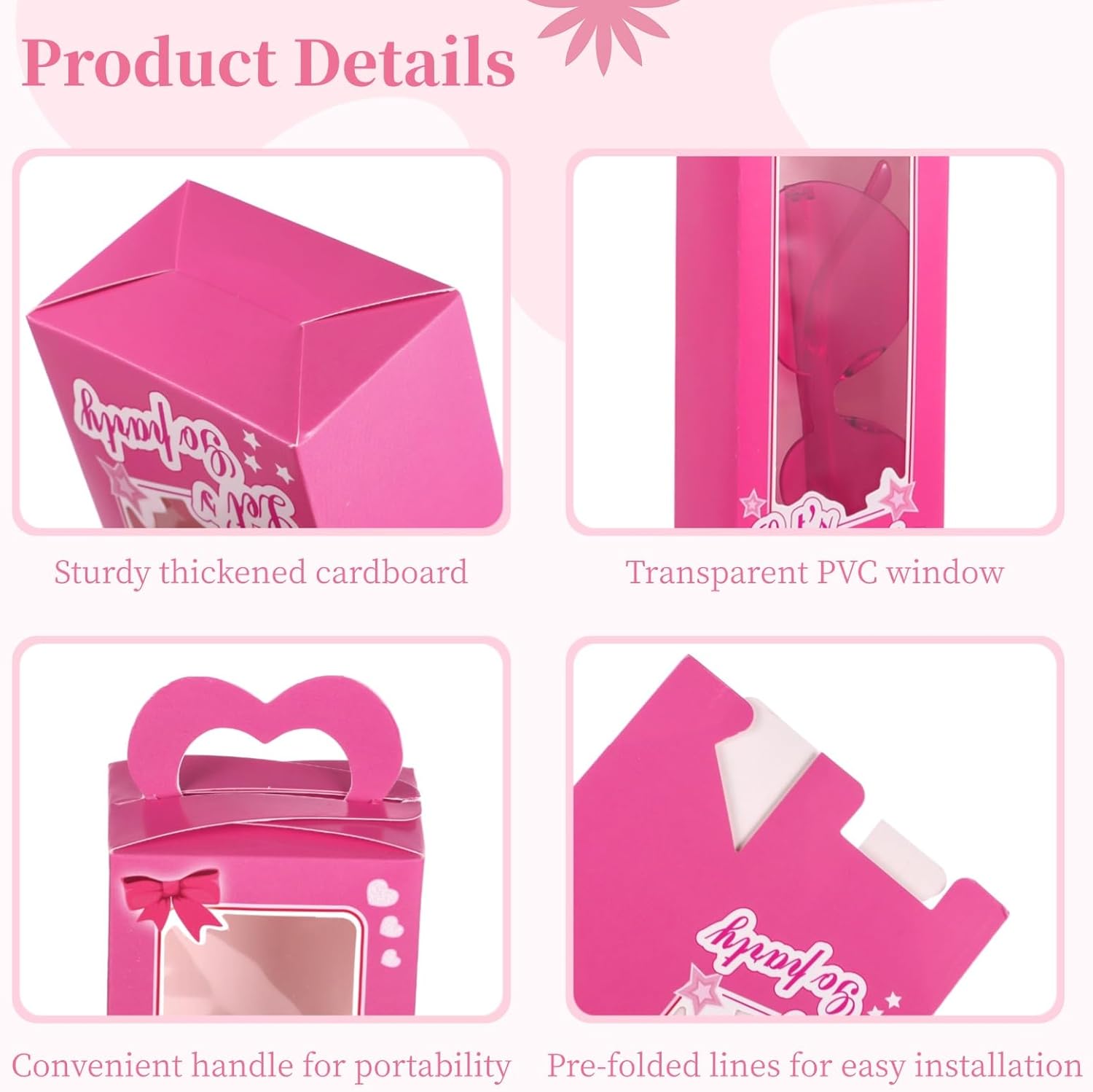 OMISTAR 12 Set Pink Doll Gift Boxes