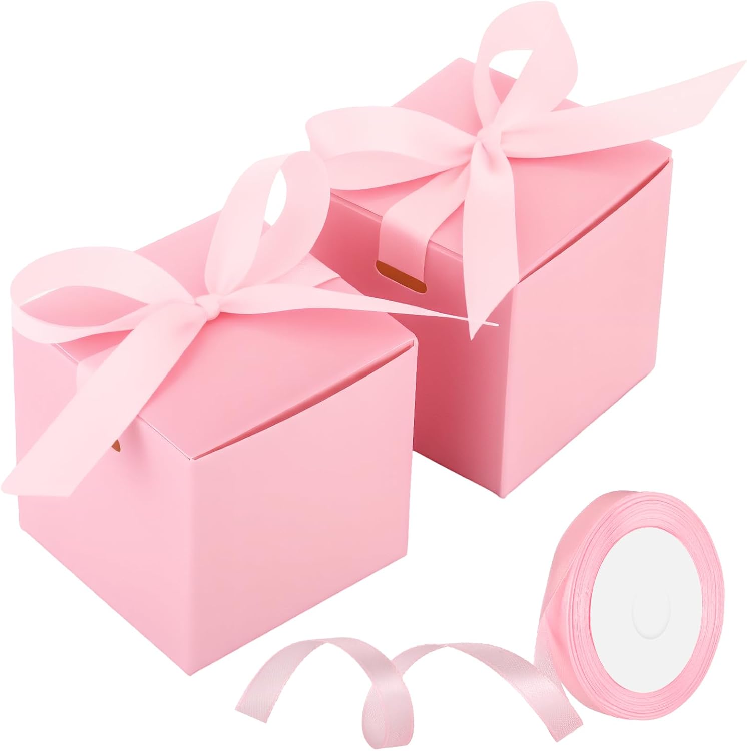 48 Pcs 2x2x2 Inch Mini Gift Boxes with Ribbon Set