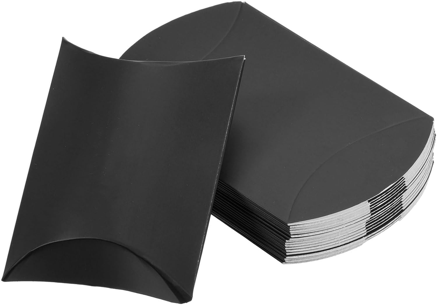 PATIKIL Black Paper Pillow Gift Boxes 100 Pcs