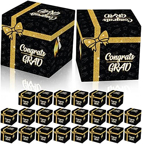 KatchOn Glitter Candy Boxes - Pack of 25 Graduation Party Favors