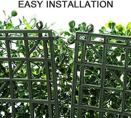 Sunnyglade 12 Pieces Artificial Boxwood Panels Privacy Hedge