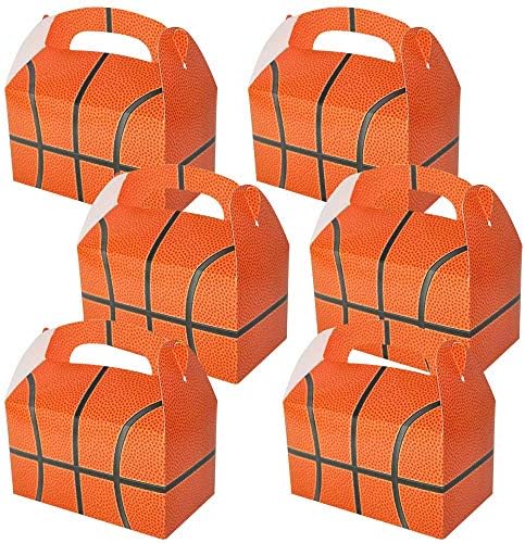 ArtCreativity Basketball Party Favors in Gift Boxes Pack of 12
