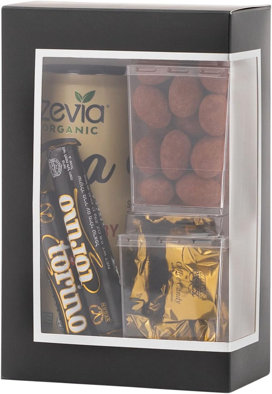 Hammont Cookie Boxes for Gift Giving - 6 Pack Black
