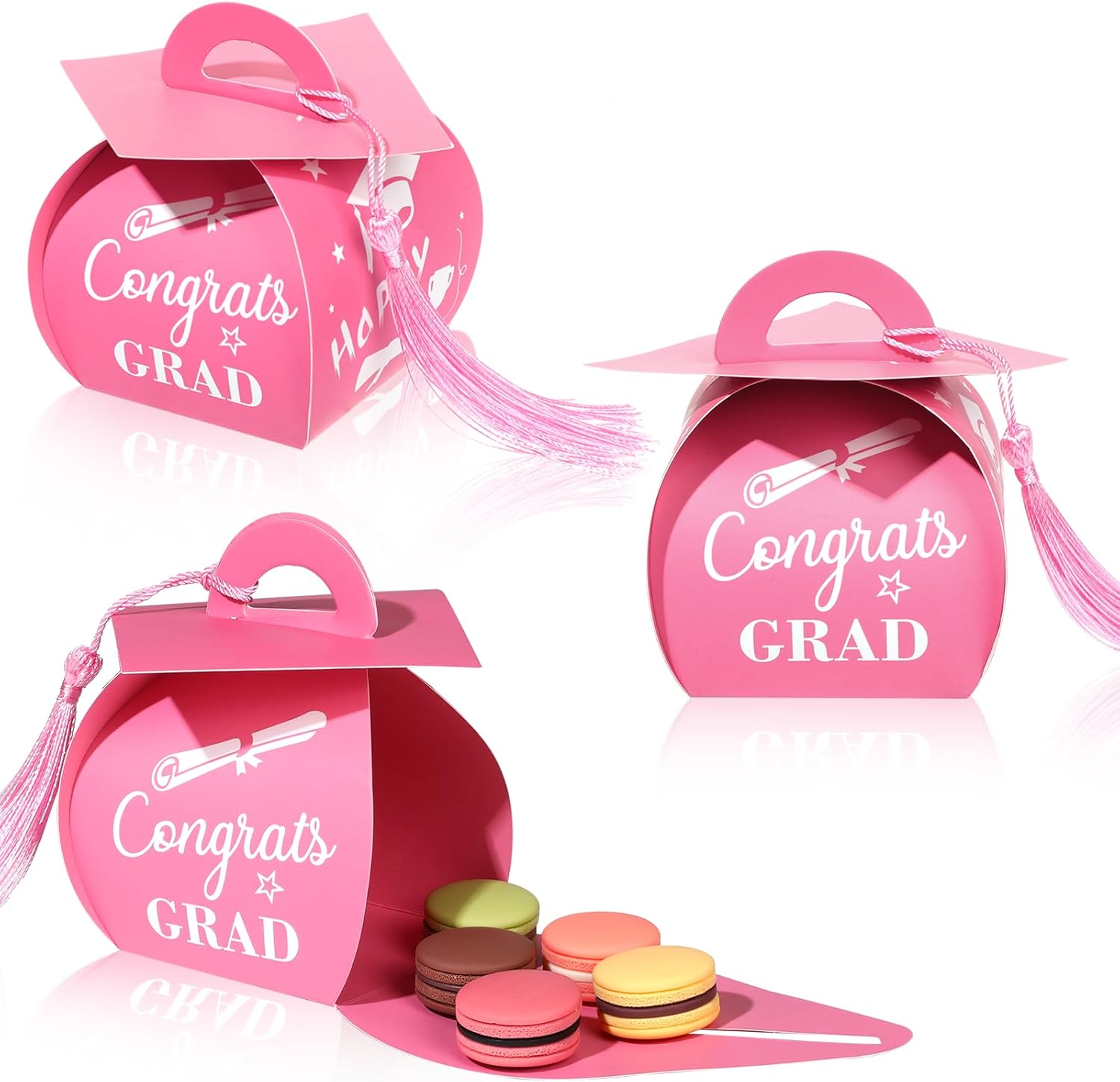 Glavatrix 40 Pcs Graduation Cap Gift Box with Tassel