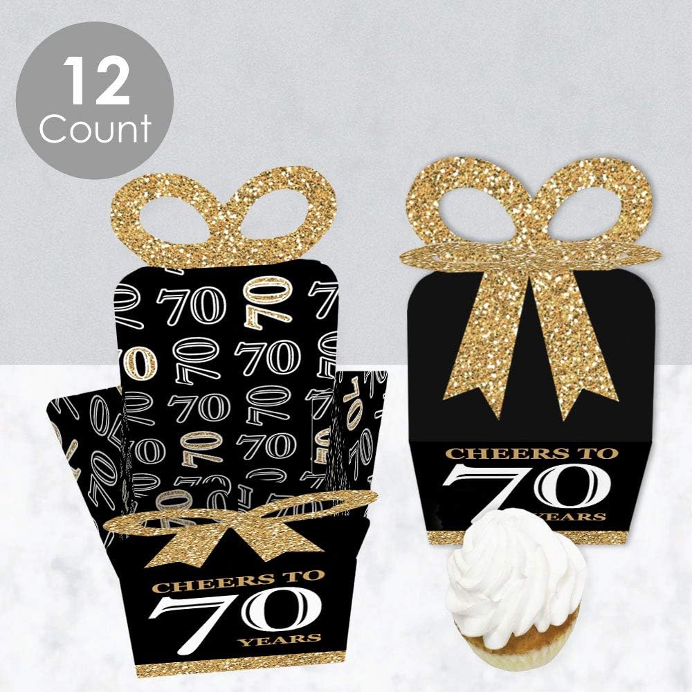 Big Dot of Happiness Birthday Favor Boxes Set of 12