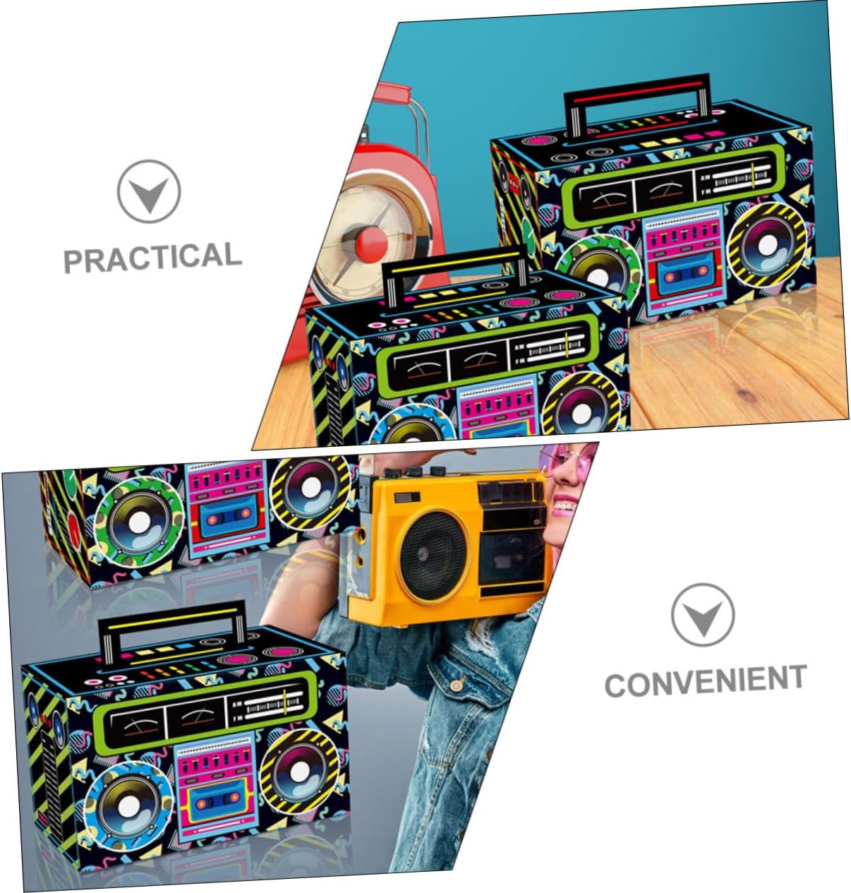 SOIMISS 12pcs Retro Cassette Tape Candy Box Party Favor Containers