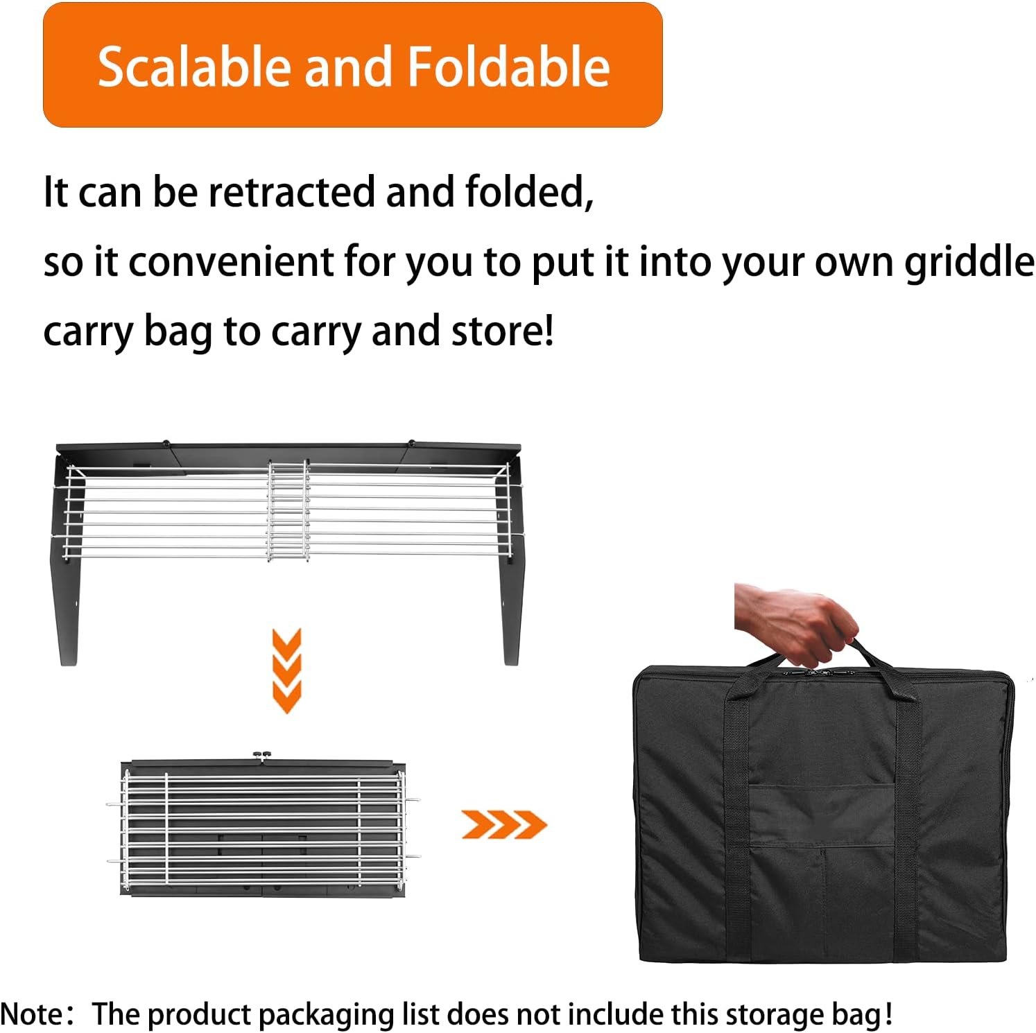 Universal Wind Guard and Warming Rack for Griddle 16-28 Inches