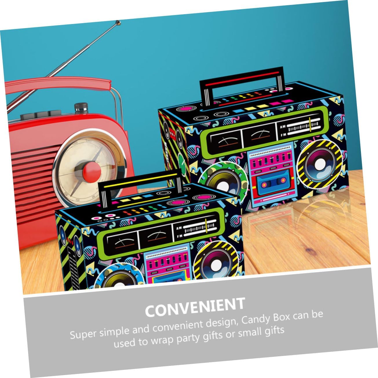 SOIMISS 12pcs Retro Cassette Tape Candy Box Party Favor Containers