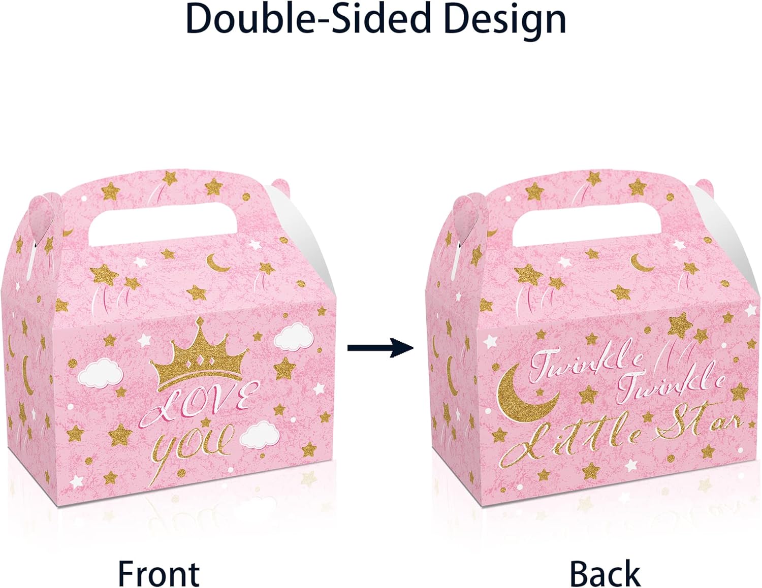 12PCS Moon and Star Baby Shower Favor Boxes