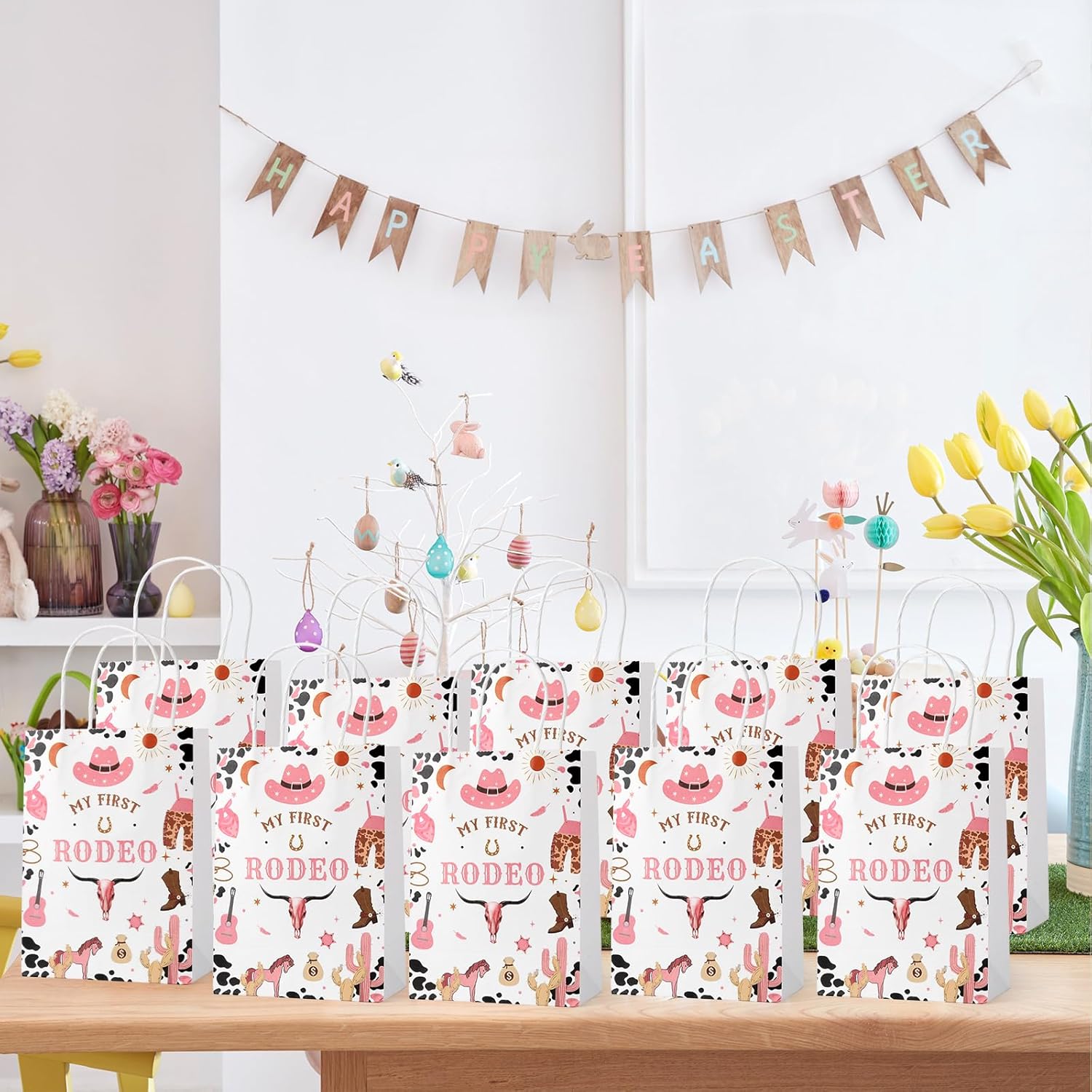 YXXHOME 24 Piece Cowboy Party Favor Bags