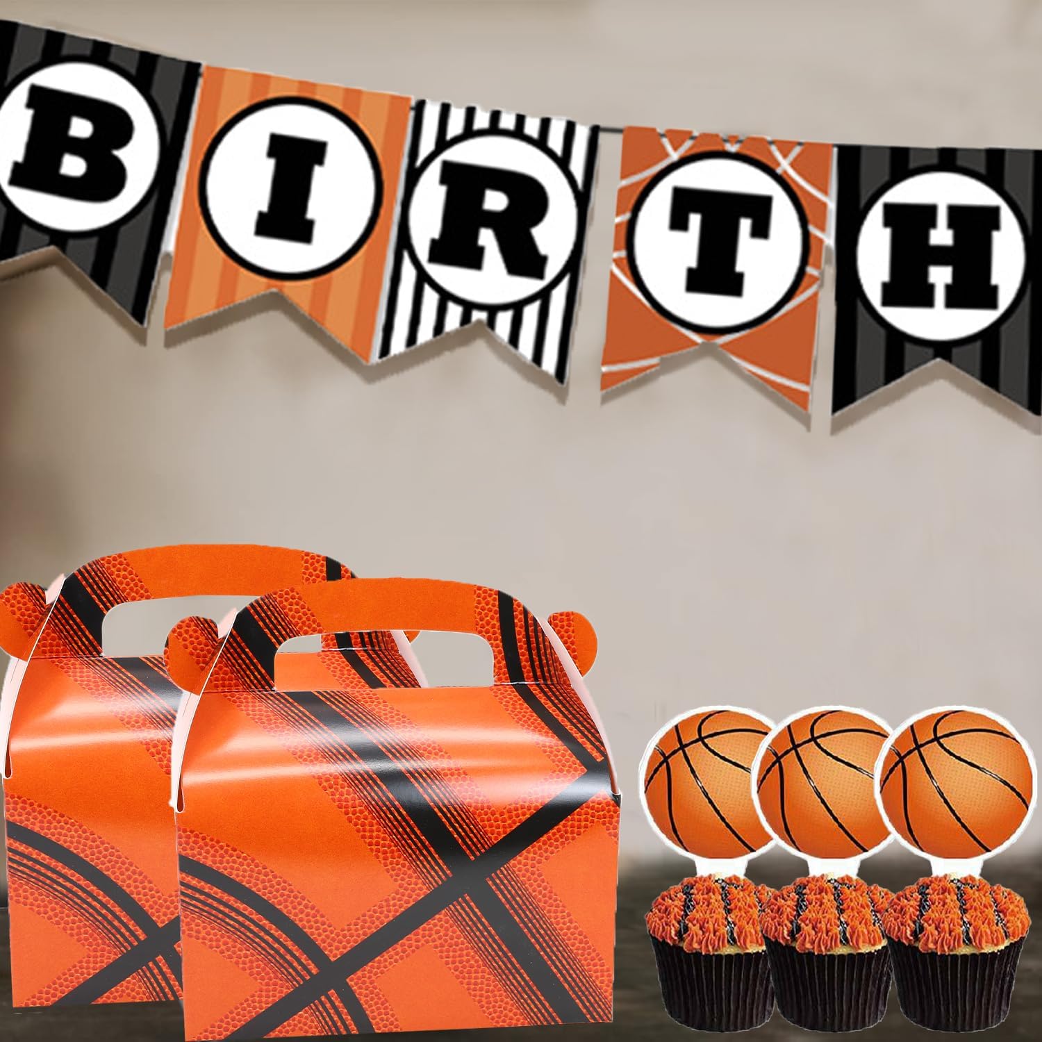 Oletx 24-Piece Basketball Party Favor Boxes