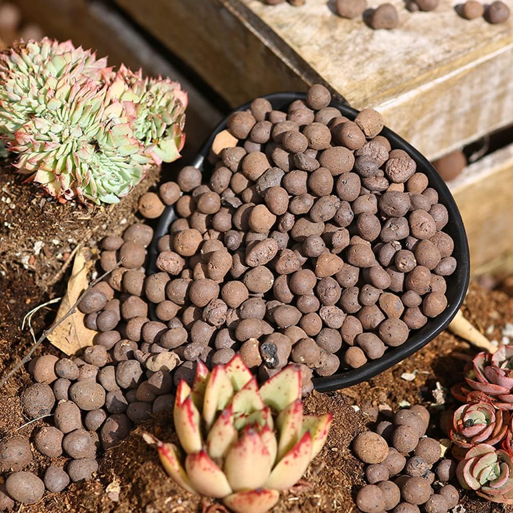 Doter Expanded Clay Pebbles 1 Quart 8mm-14mm for Plants