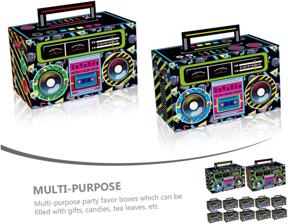 SOIMISS 12pcs Retro Cassette Tape Candy Box Party Favor Containers