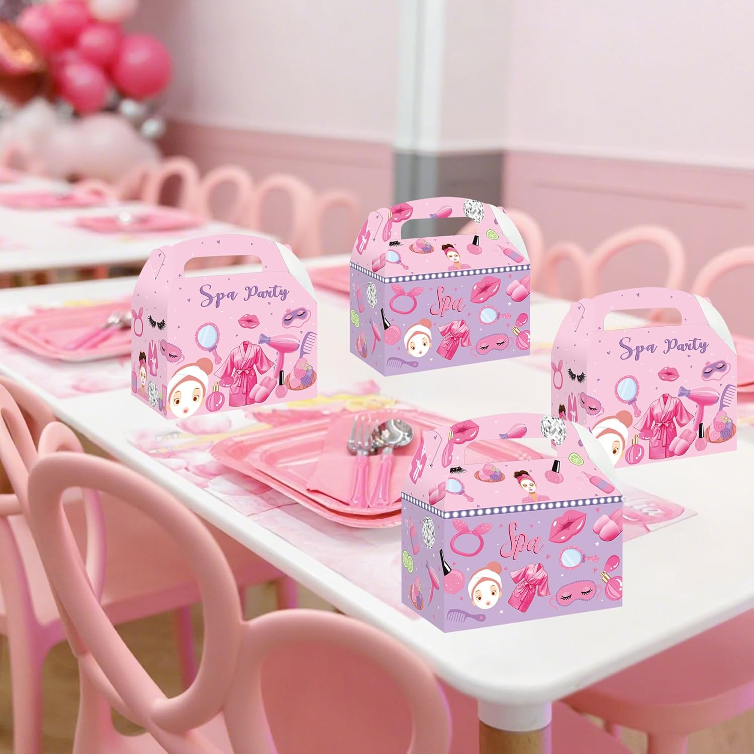 Umoni Spa Favor Box Set 12PCS for Parties