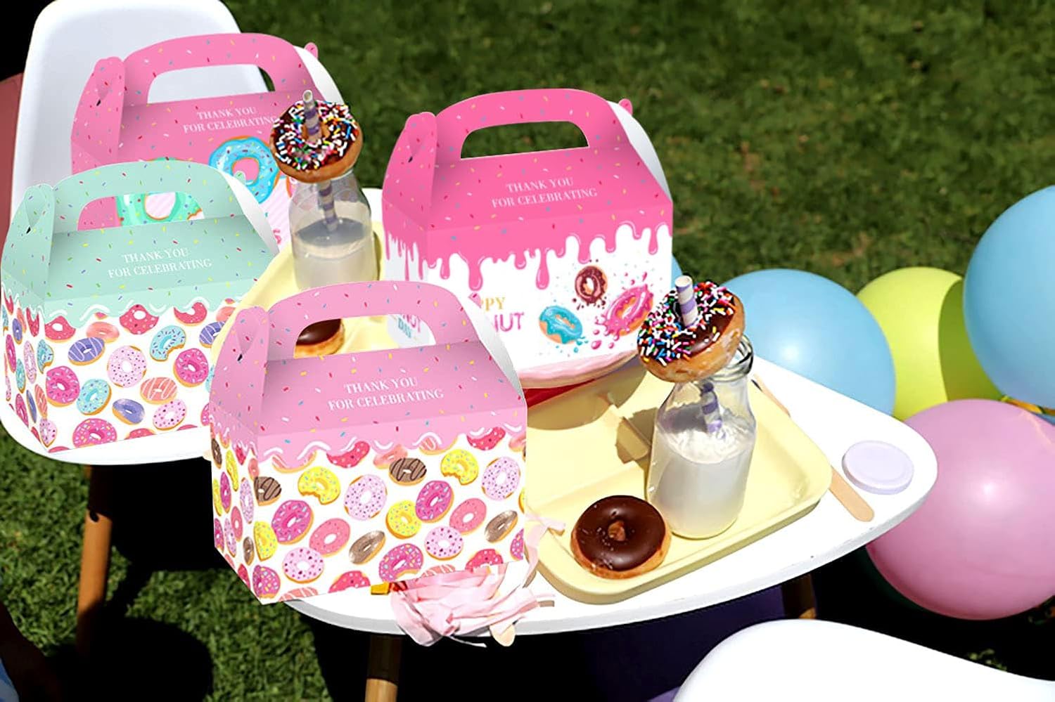 Roaring Good Time 12 Pack Donut Party Bags