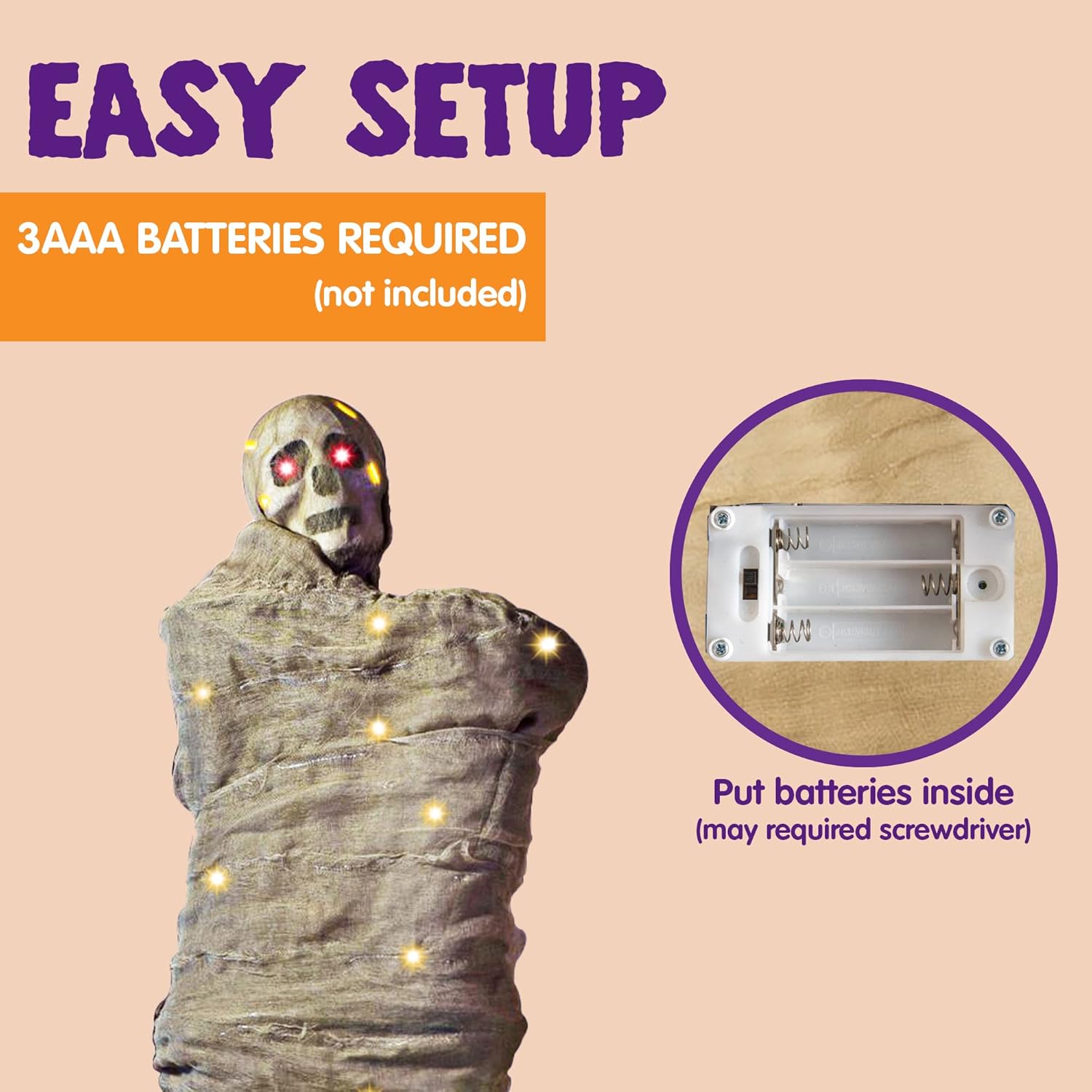 JOYIN 65 Inch Halloween Hanging Dead Body Prop