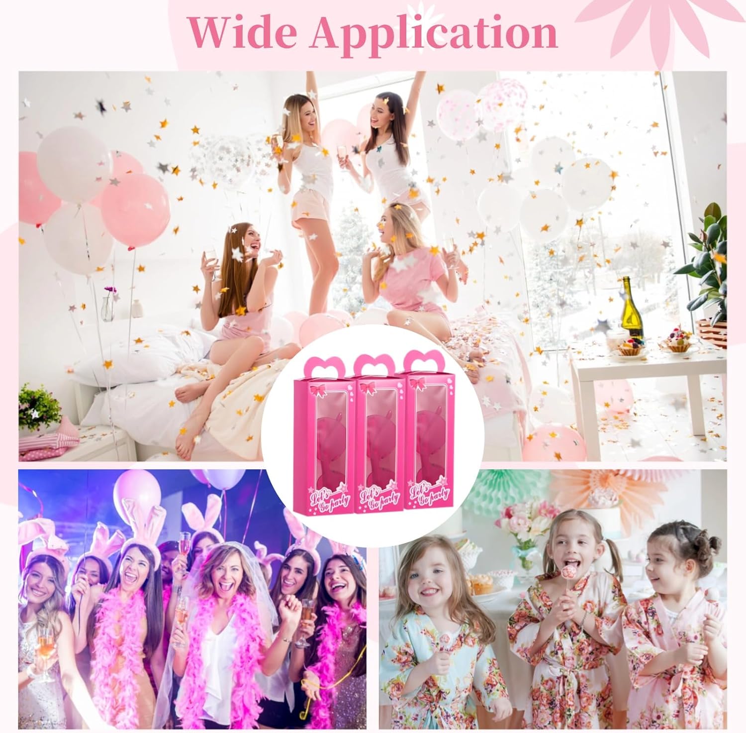 OMISTAR 12 Set Pink Doll Gift Boxes