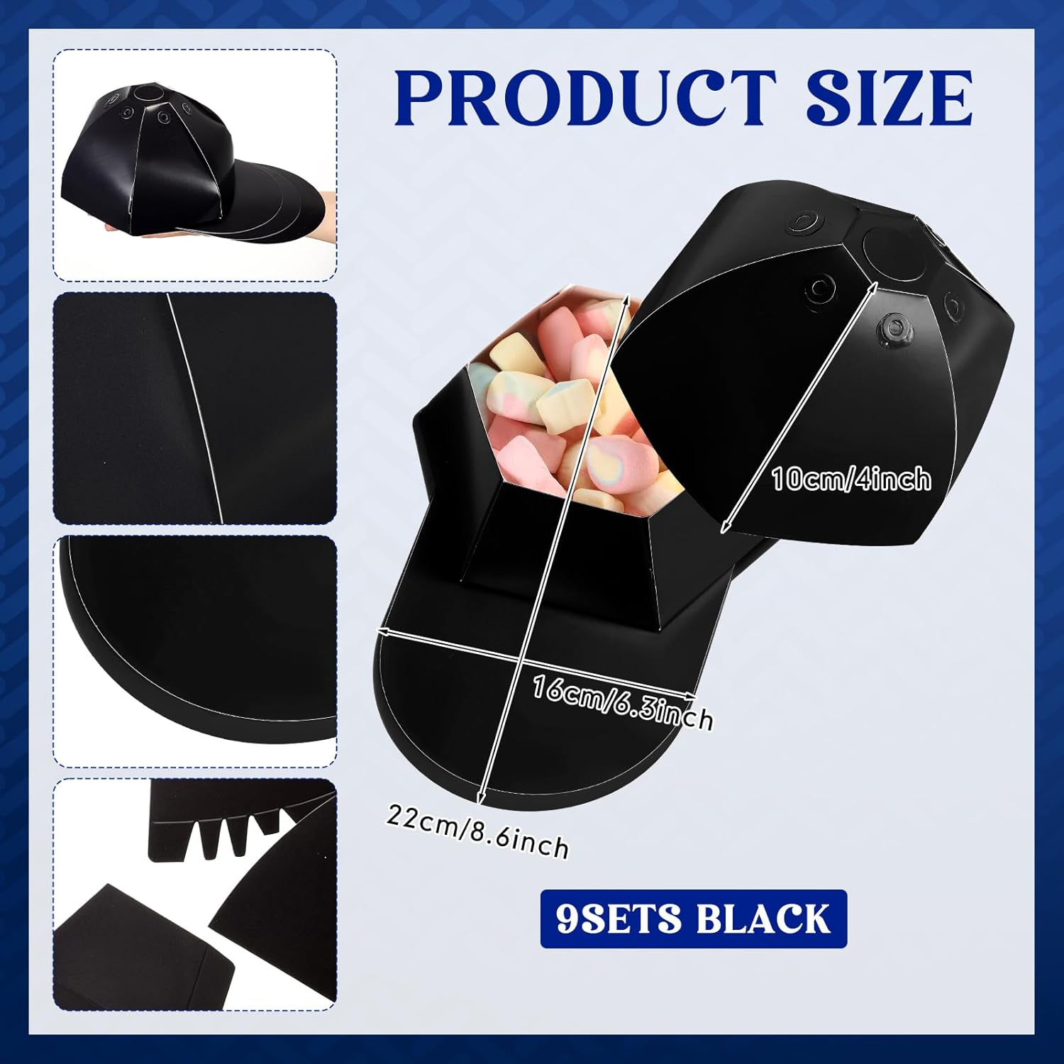 MotiMind 9 Pcs Baseball Cap Gift Box Set