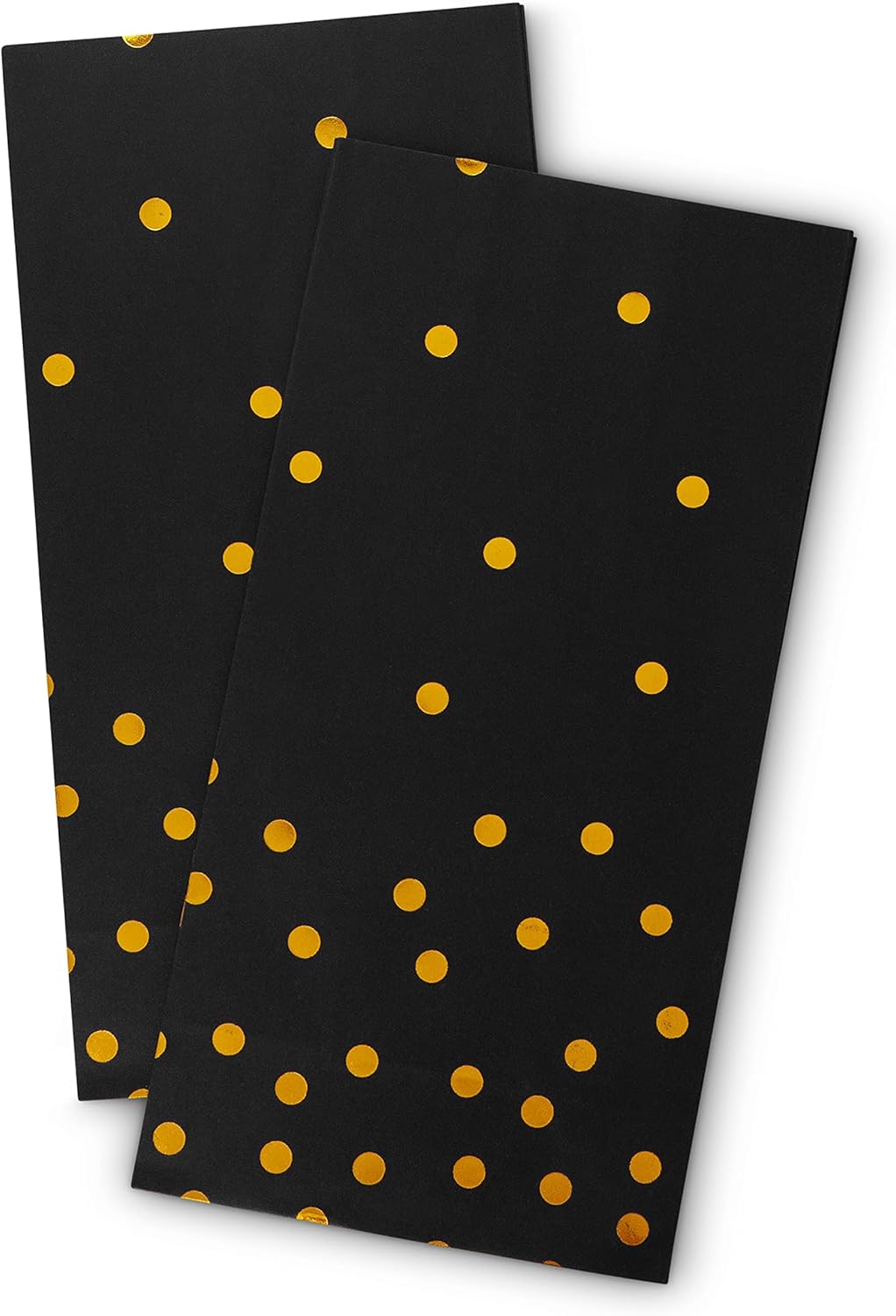 ROYAL BLUEBONNET Black Gold Party Favor Bags and Stickers
