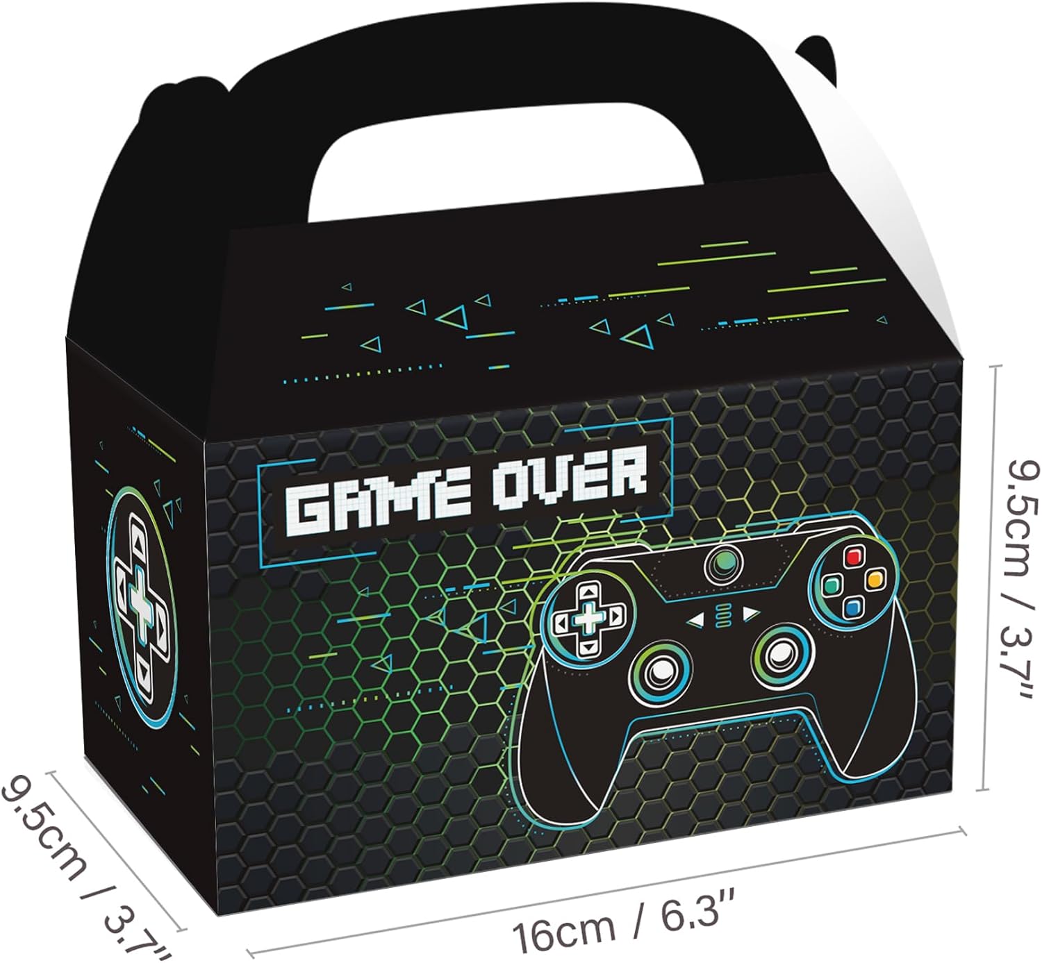 24Pcs Gaming Party Favor Boxes with Controller Design