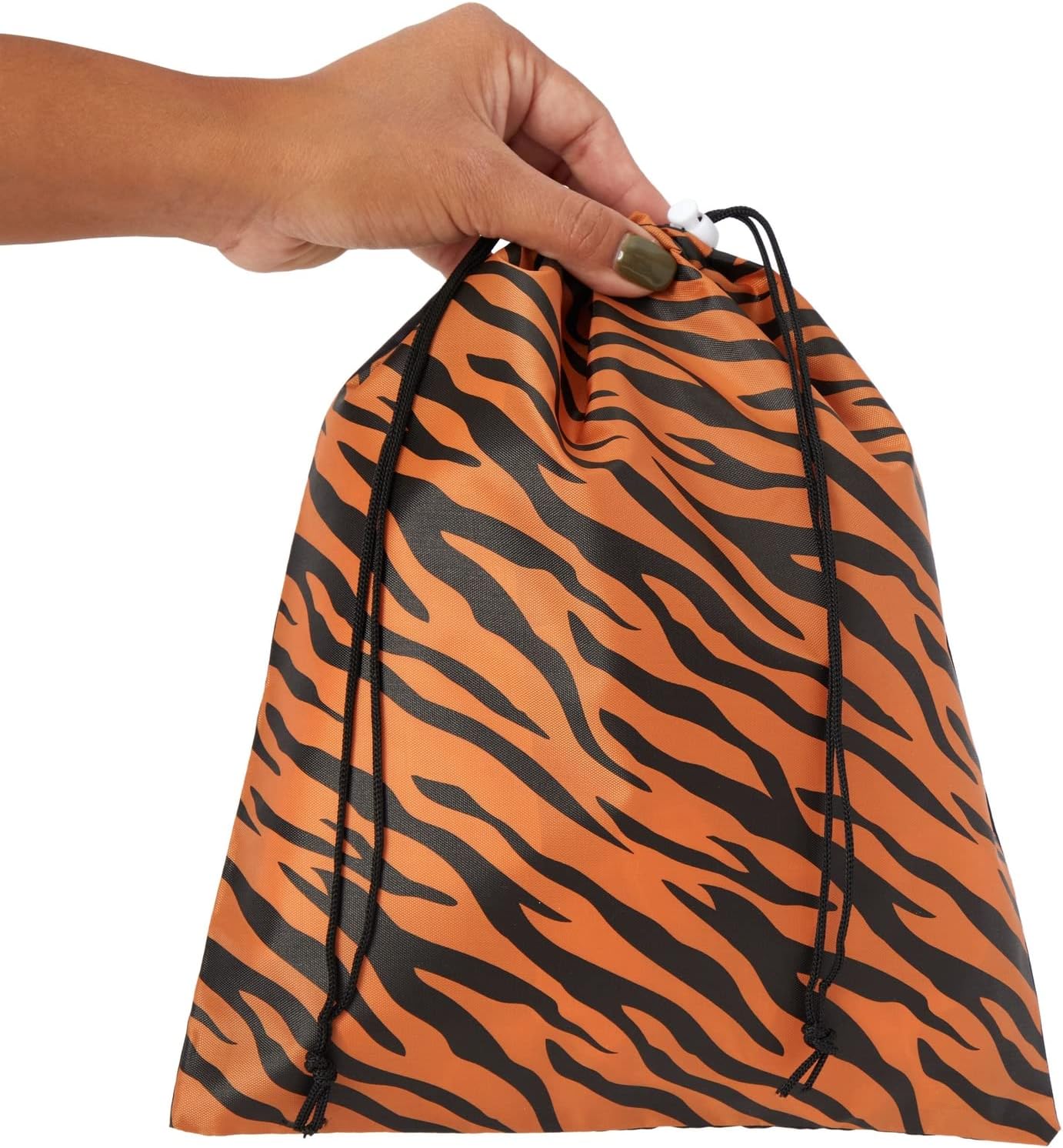 Blue Panda 12 Pack Animal Print Drawstring Gift Bags