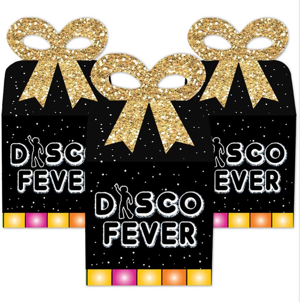 70s Disco Square Gift Boxes Set of 12