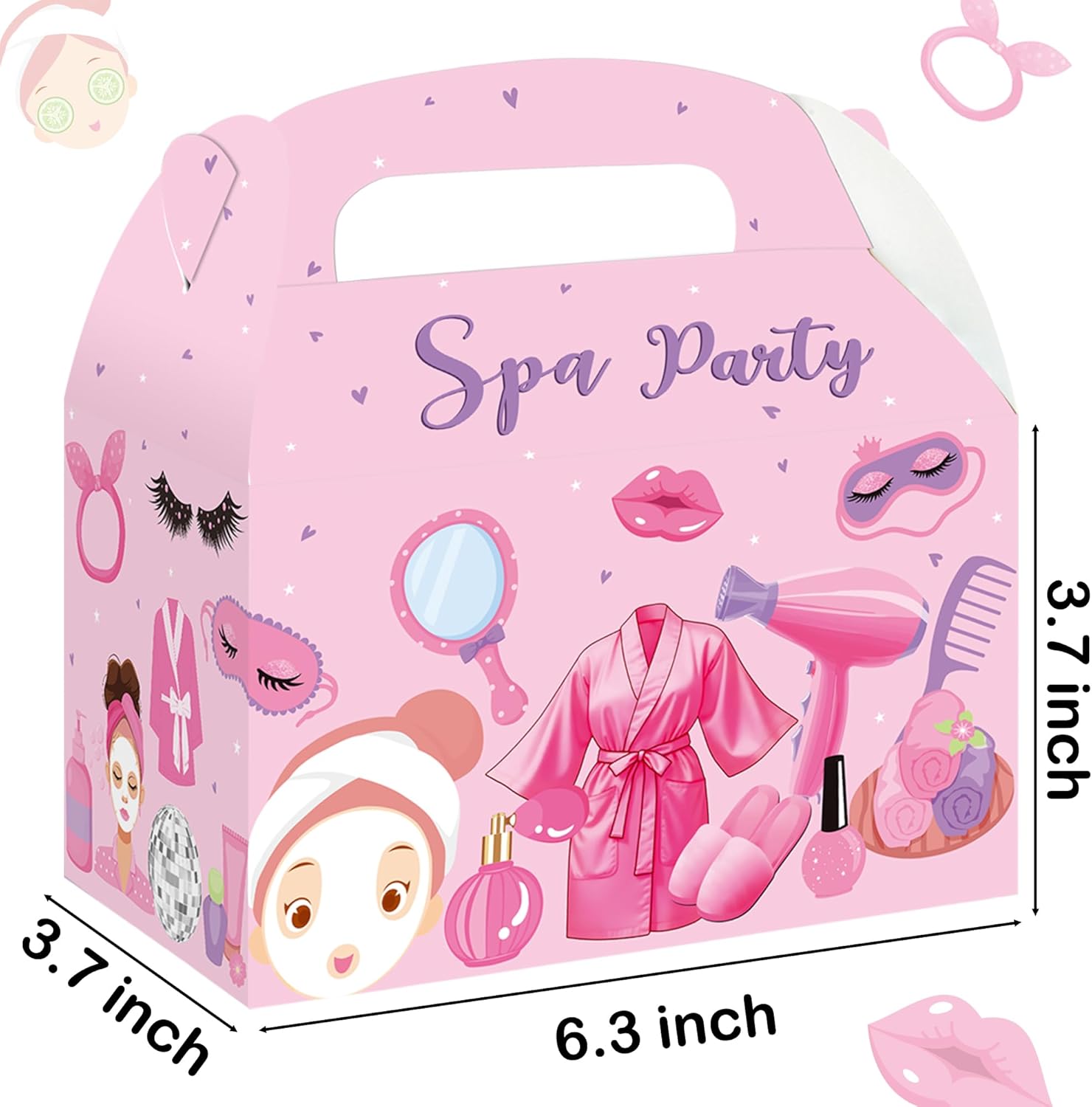 Umoni Spa Favor Box Set 12PCS for Parties