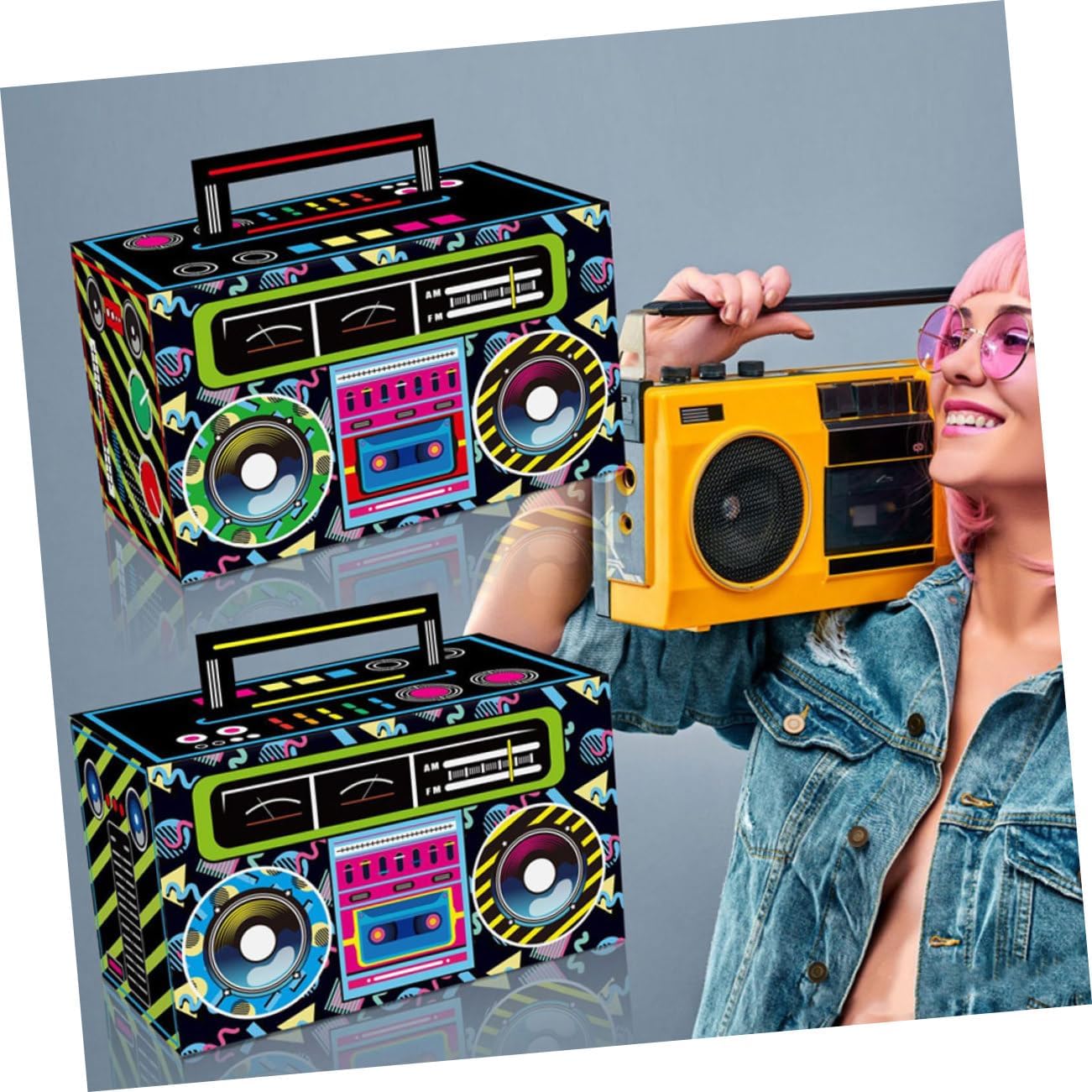 SOIMISS 12pcs Retro Cassette Tape Candy Box Party Favor Containers