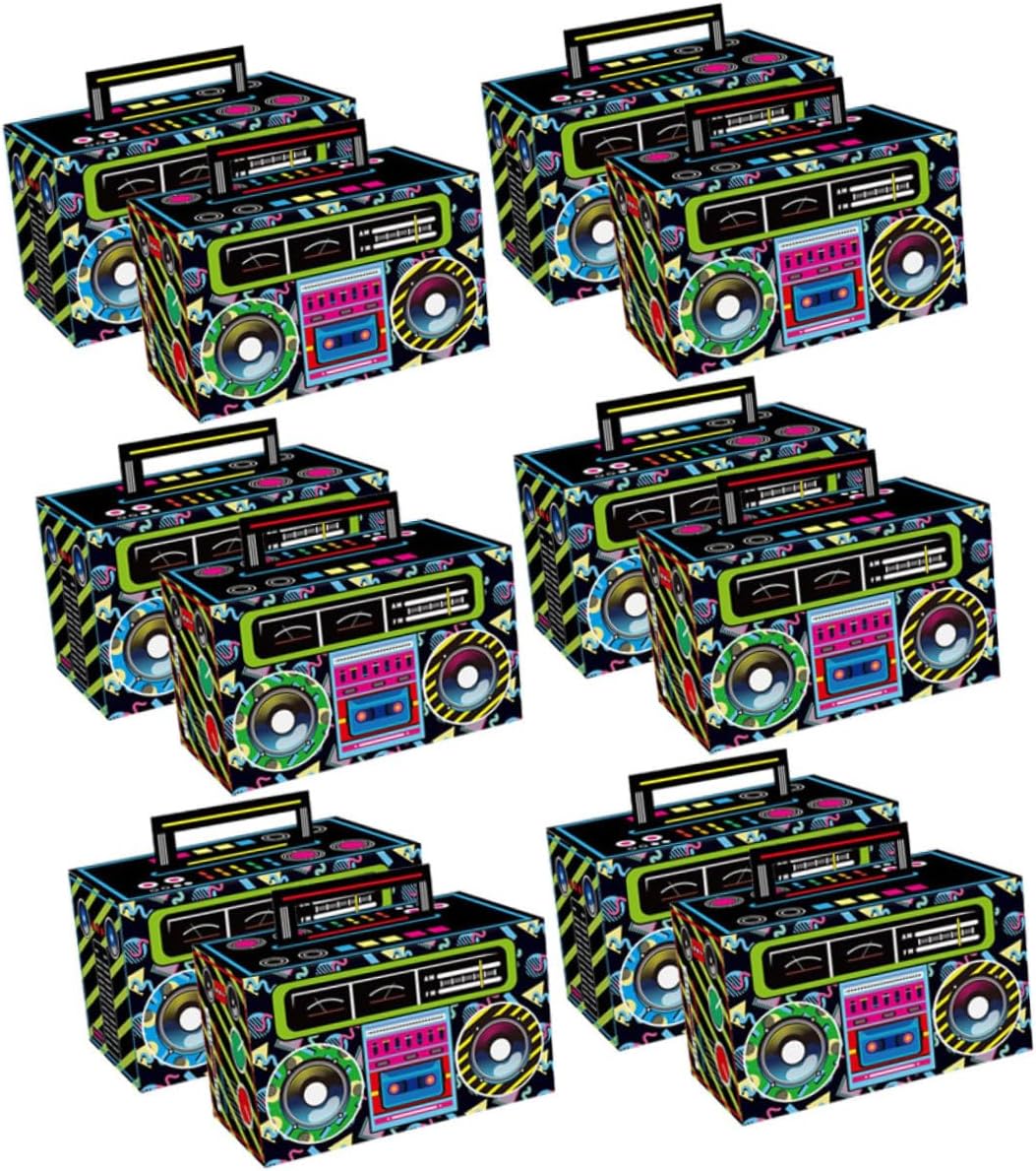 SOIMISS 12pcs Retro Cassette Tape Candy Box Party Favor Containers