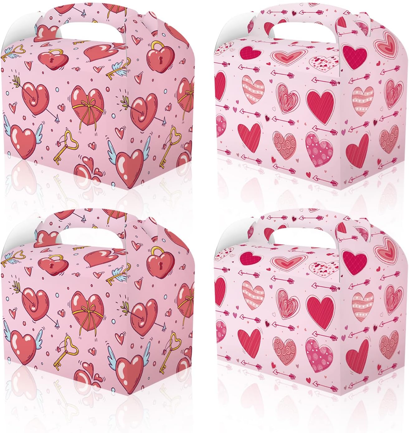 CPTBAG 12 Pack Heart Shaped Gift Boxes