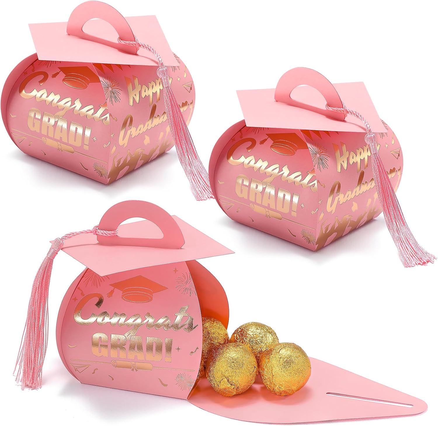 KPOSIYA Graduation Cap Candy Boxes 32 Pack