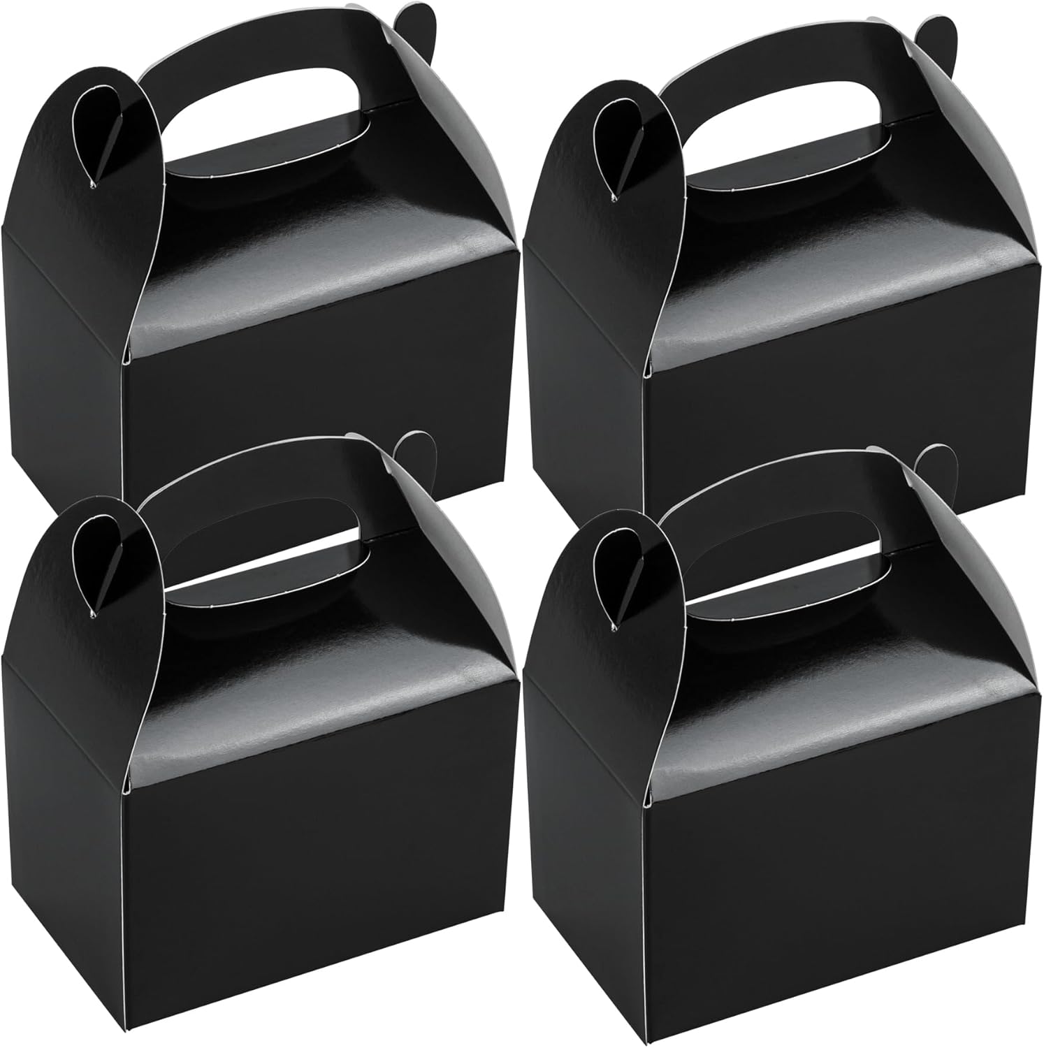 Restaurantware Bio Tek 4x25x25 Inch Gable Boxes - 25 Pack