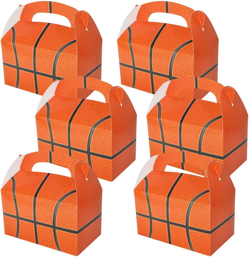 ArtCreativity Basketball Party Favors in Gift Boxes Pack of 12