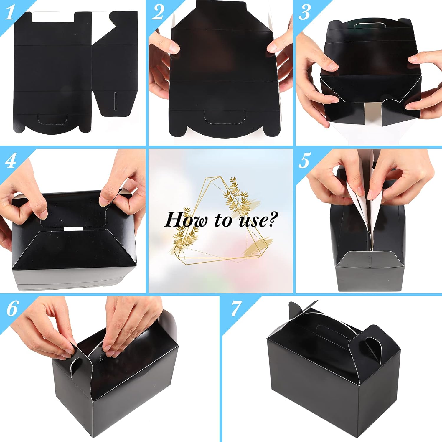 Chrisfall 36 Pcs Gable Treat Boxes for Party Supplies