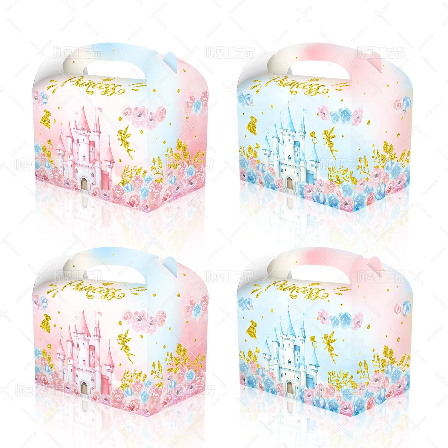 Adios To My 20s Princess Party Favor Boxes 12PCS