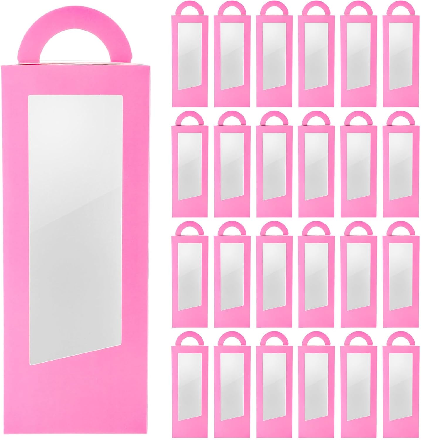TecUnite 24 Pcs Pink Girl Party Favor Boxes