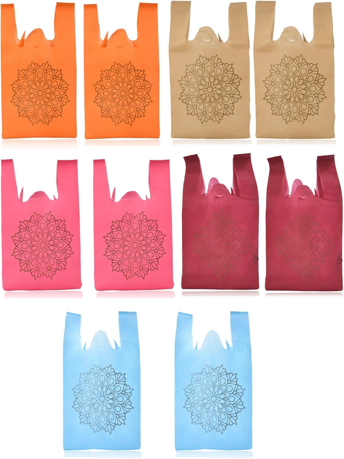 LOVENSPIRE Mandala Print Eco-Friendly Reusable Gift Bags