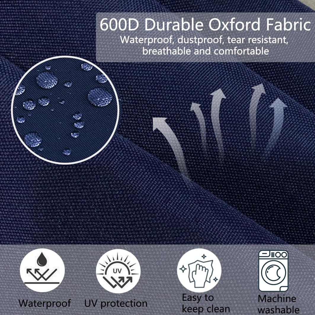Sqodok Deep Outdoor Cushion Covers 4PCS Set