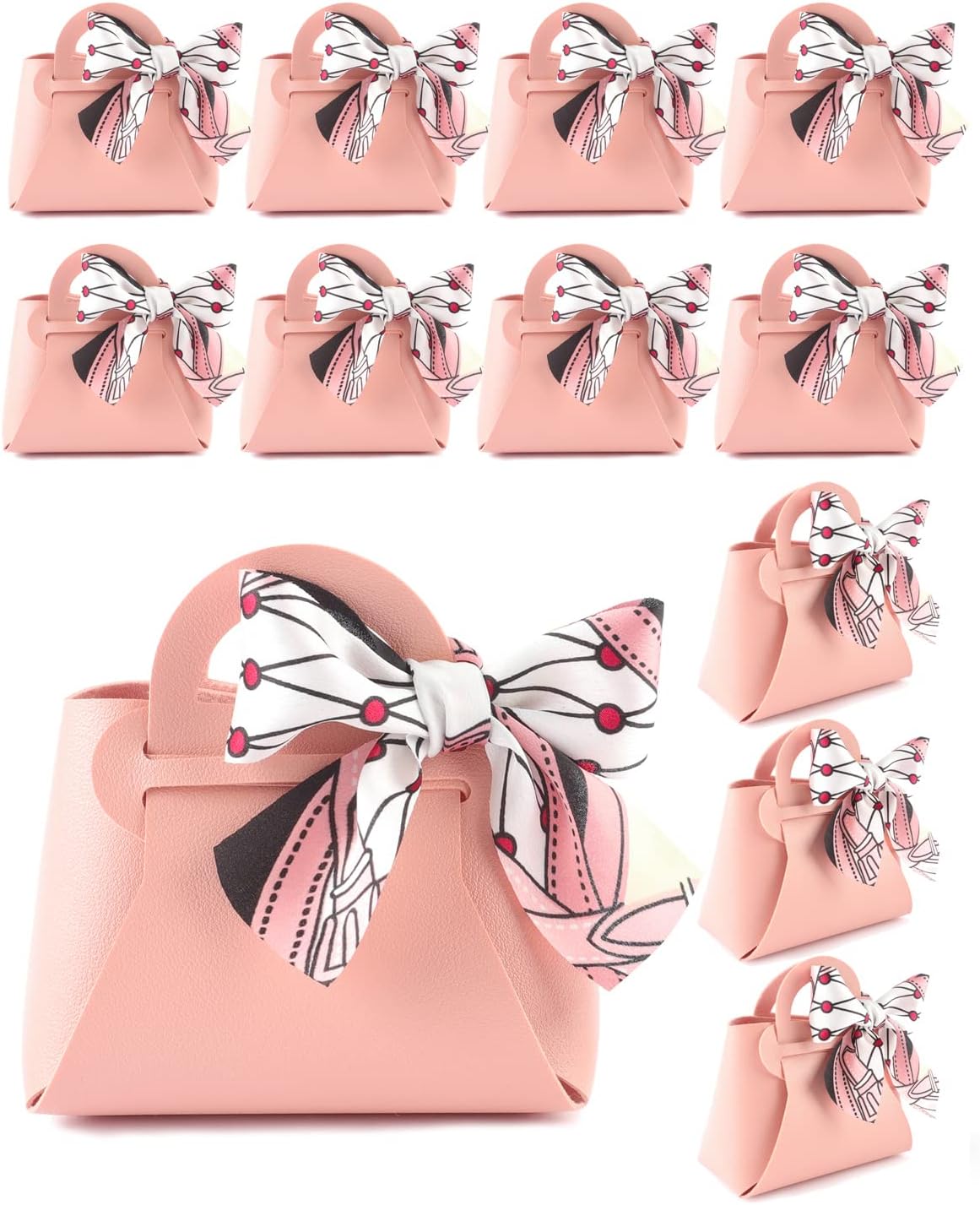 NOWDER 12 Pack Reusable Wedding Candy Bags with Handle