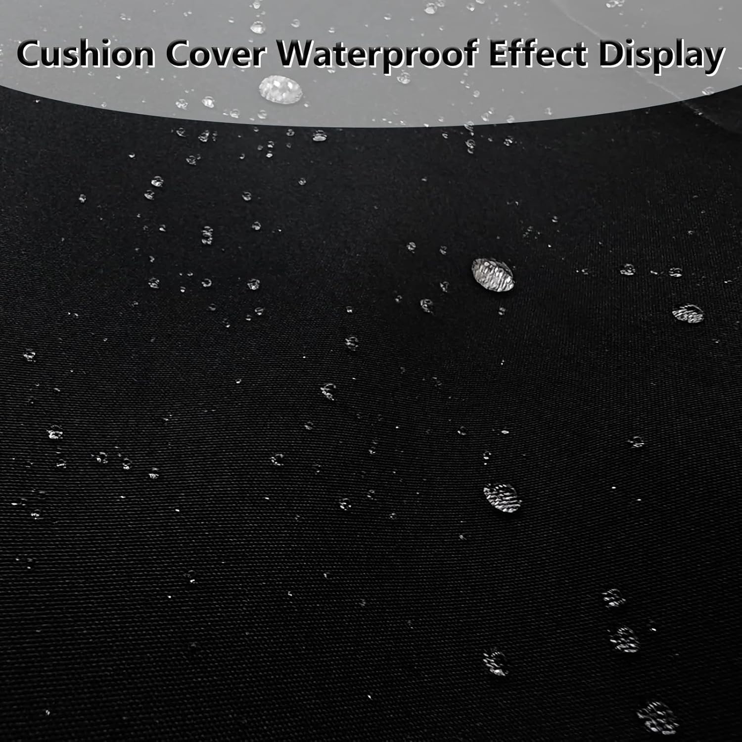 Waterproof Papasan Chair Cushion Cover Zippered Removable Design for 47-51 Inch