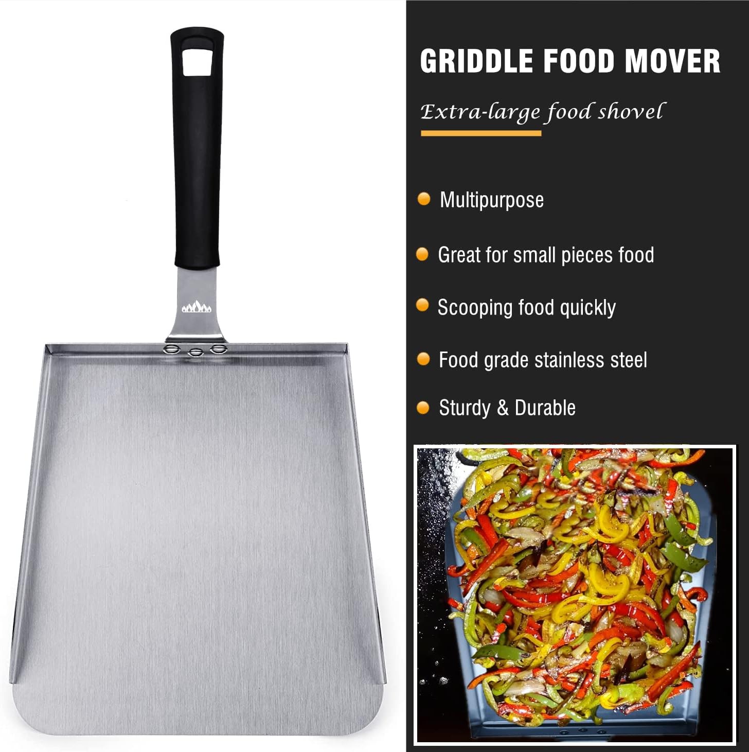 BBQMFG Griddle Accessory Kit 10-Piece BBQ Tool Set