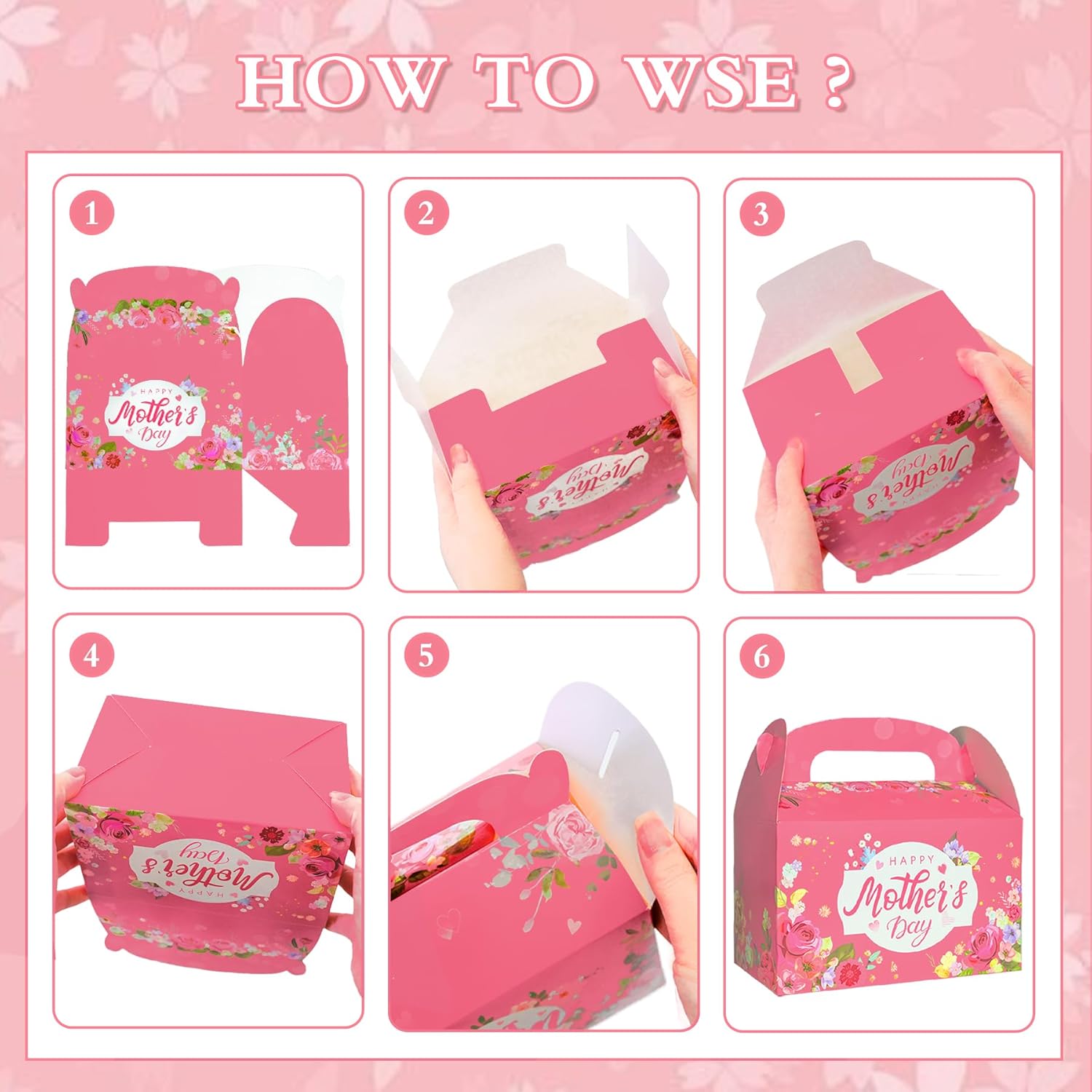 RAORAOYUE 12 Pack Mothers Day Gift Boxes