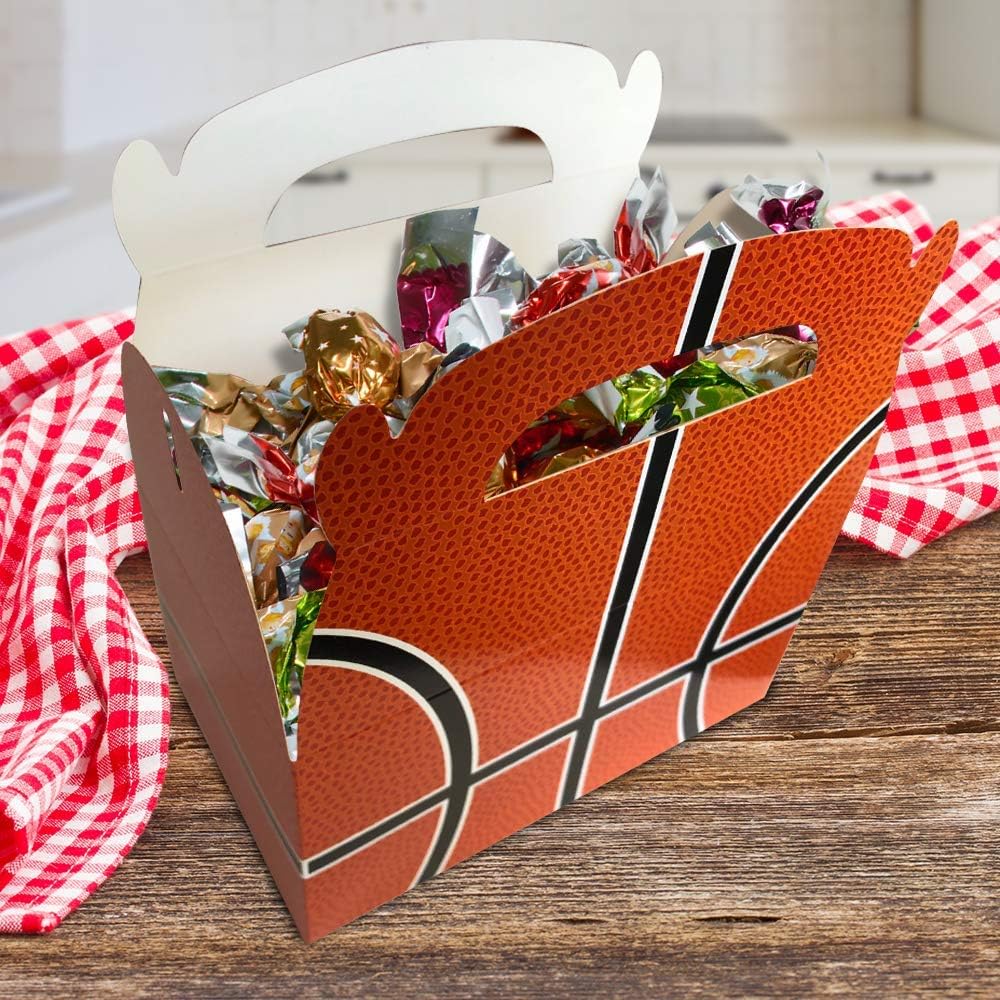ArtCreativity Basketball Party Favors in Gift Boxes Pack of 12