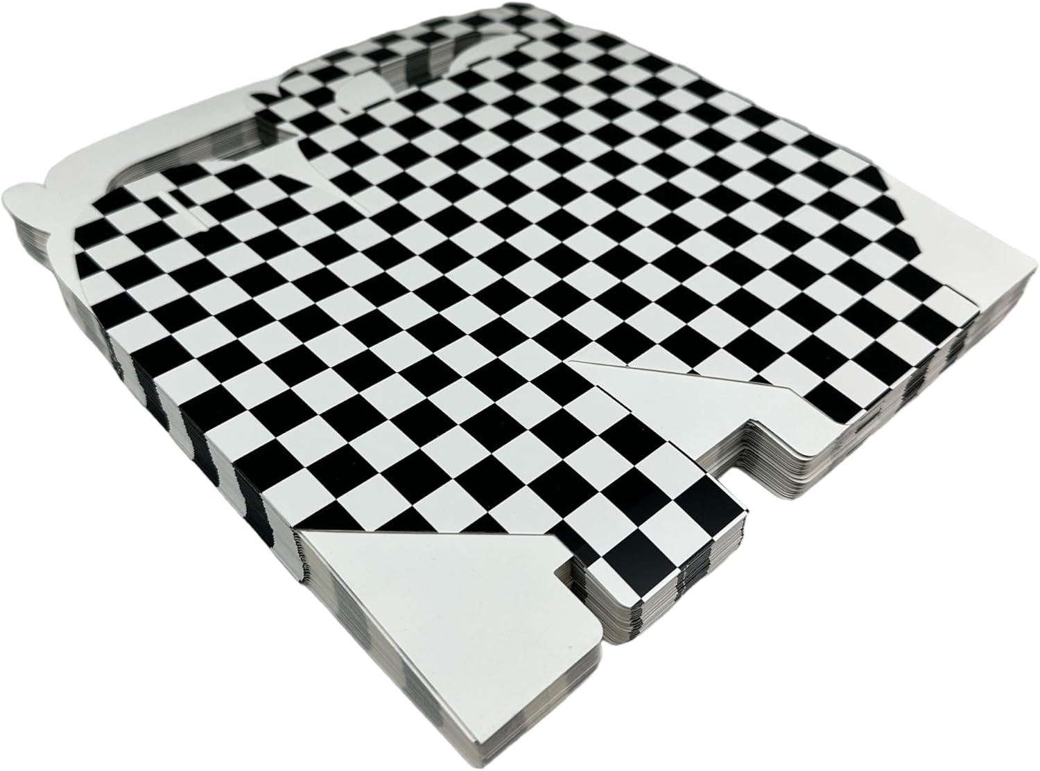 Oojami 24 Pack Checkered Gable Gift Boxes