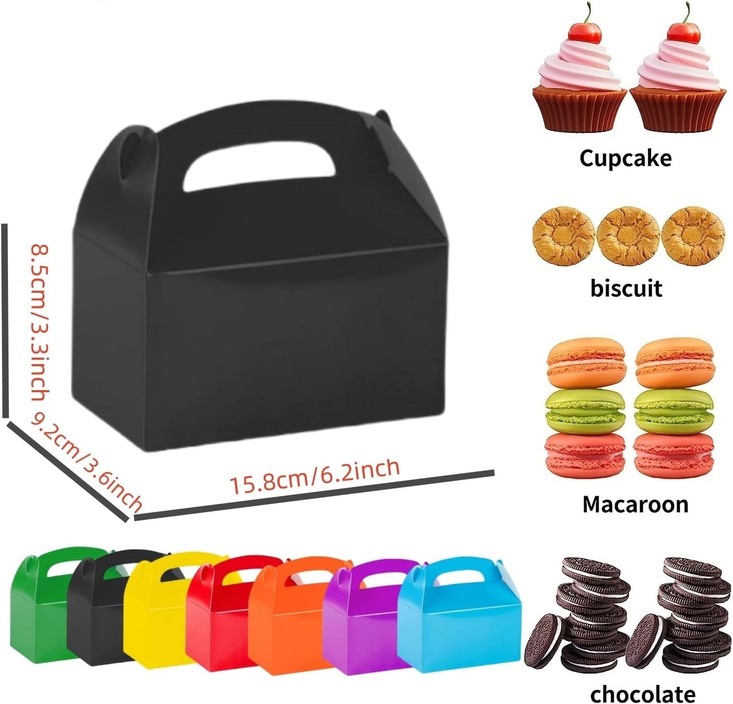 CHNLML 12 Pack Treat Boxes With Handles 1