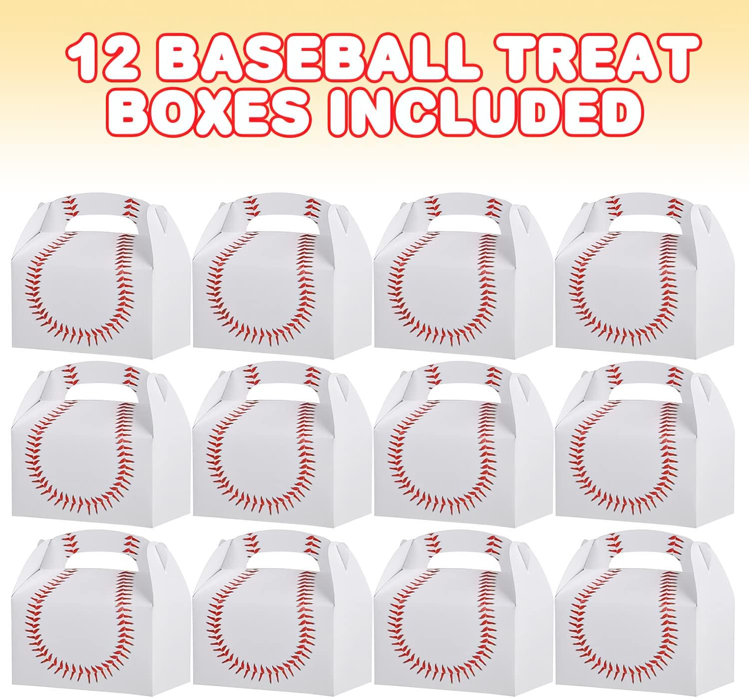 ArtCreativity Baseball Party Favors Pack of 12