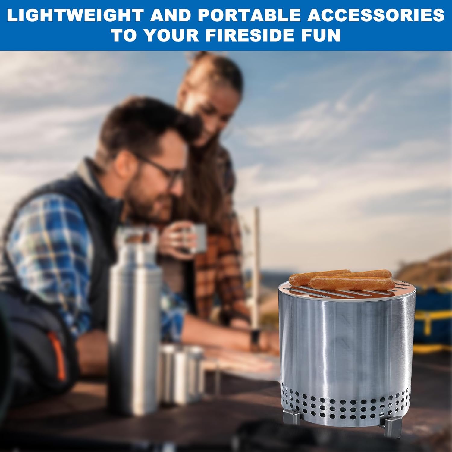 Outspark Stainless Steel Grill Plate for Solo Stove Mesa